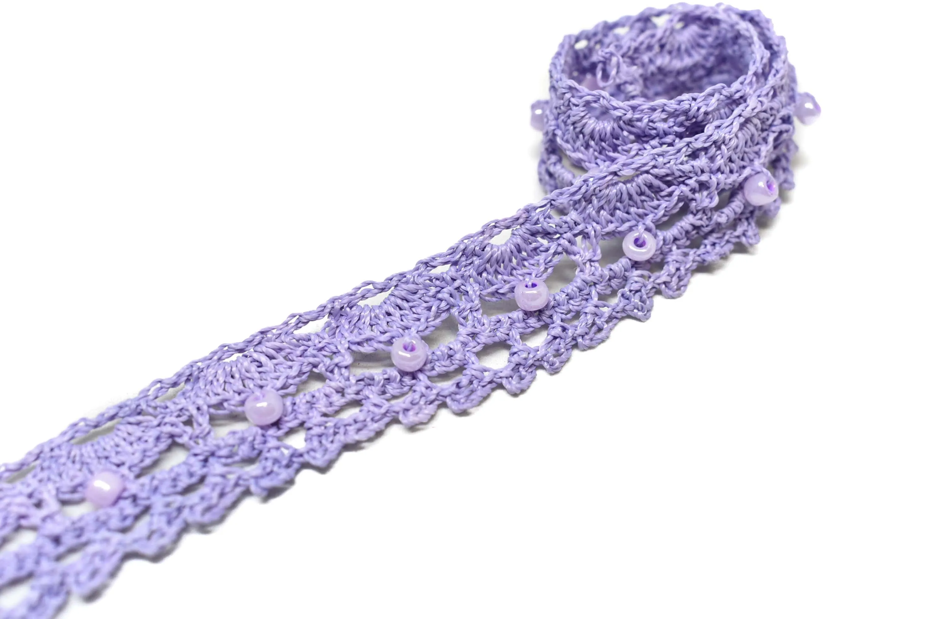 Crochet Beaded Trim