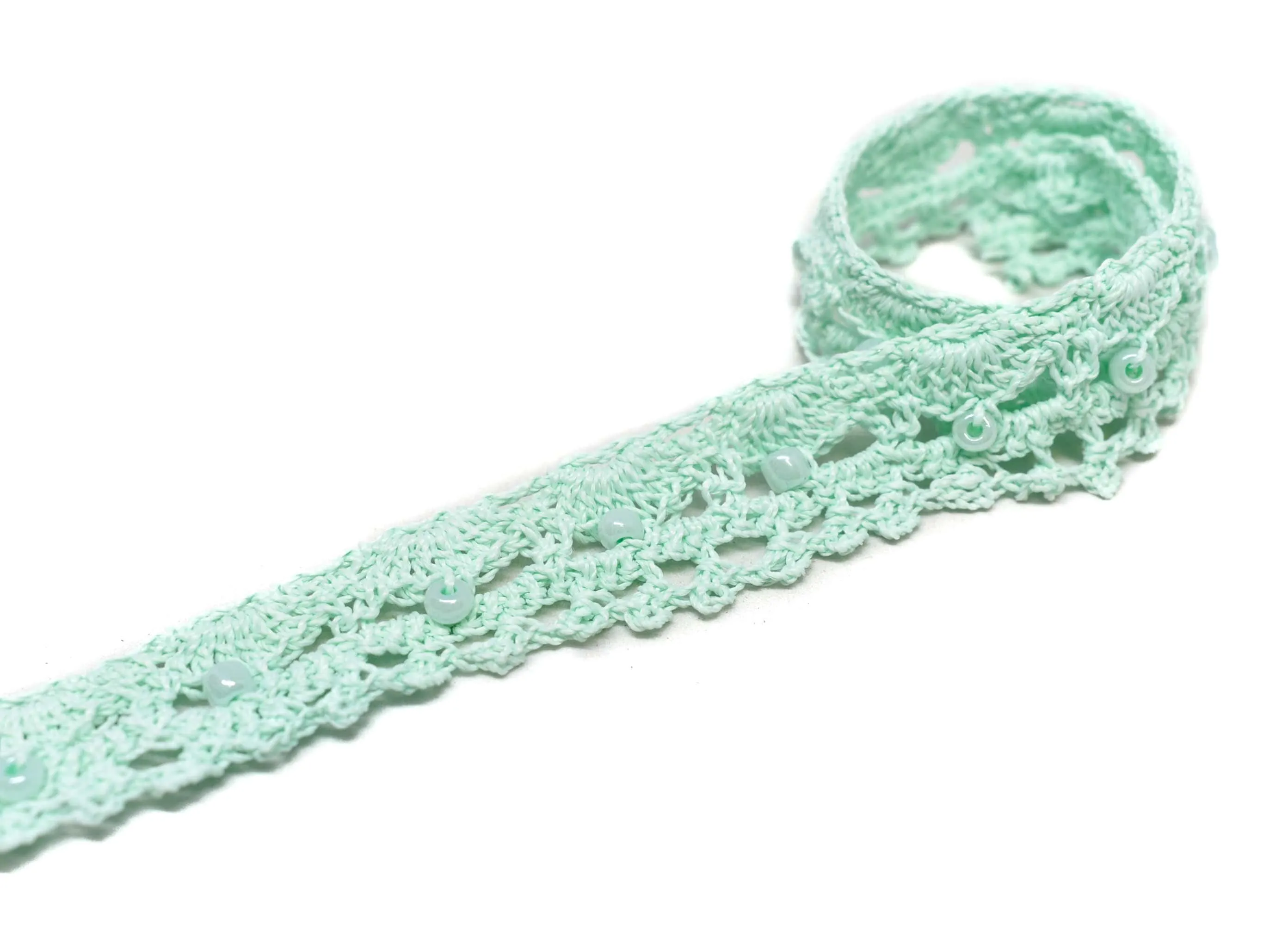 Crochet Beaded Trim