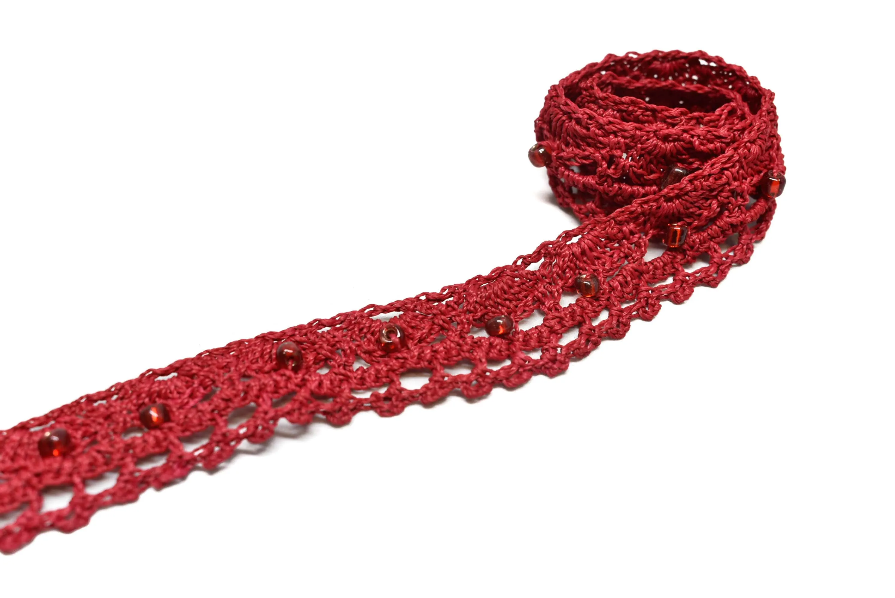 Crochet Beaded Trim