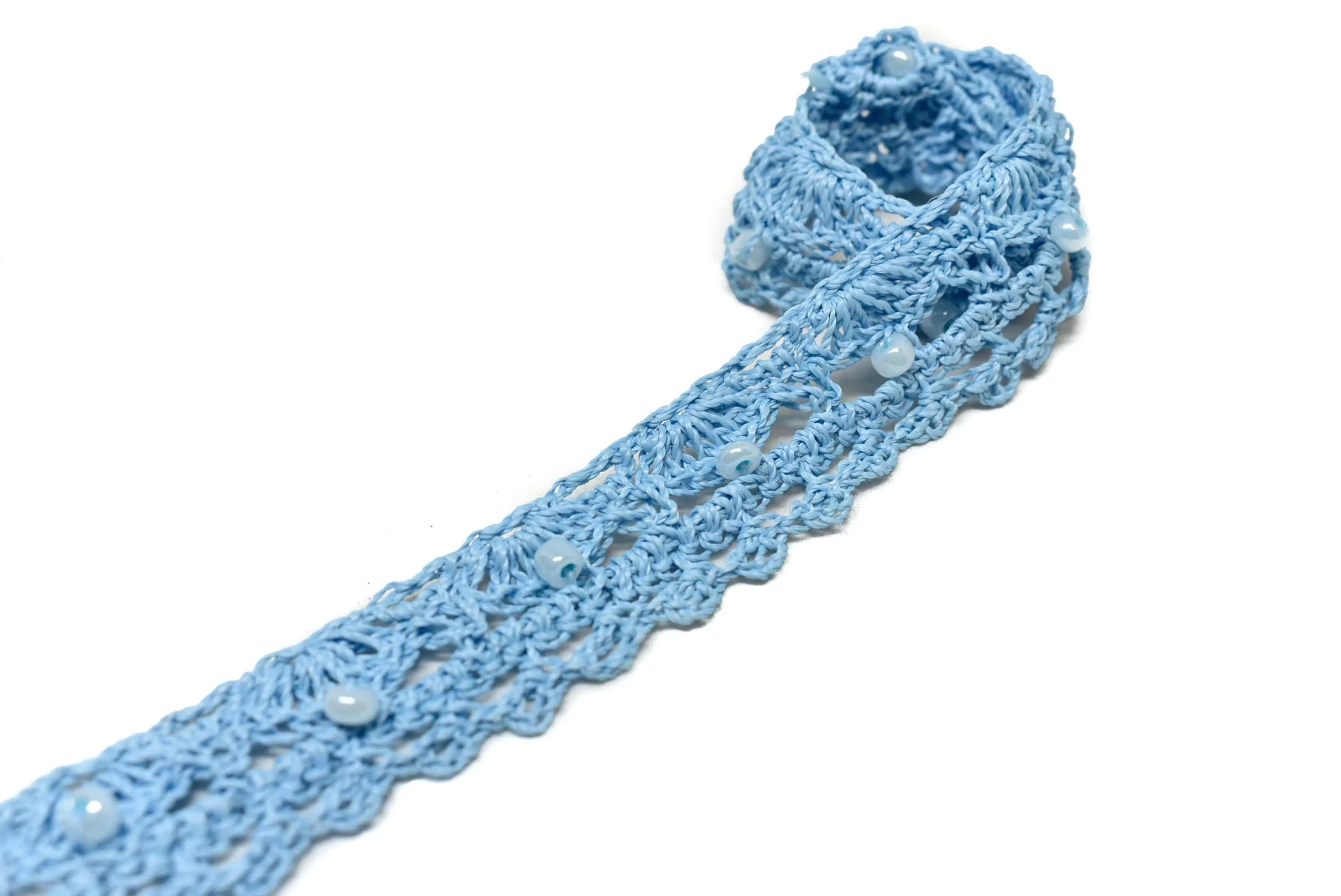 Crochet Beaded Trim