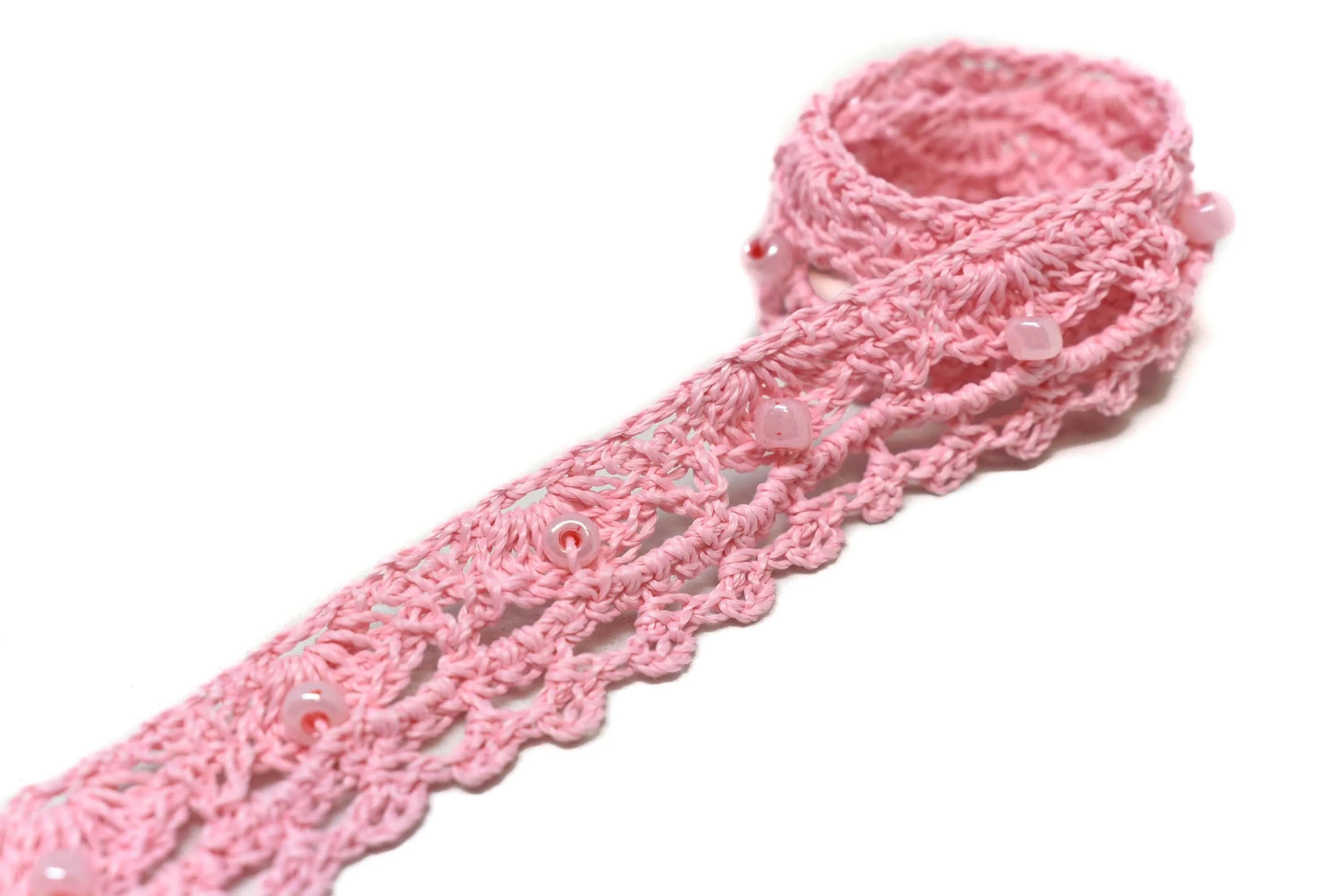 Crochet Beaded Trim