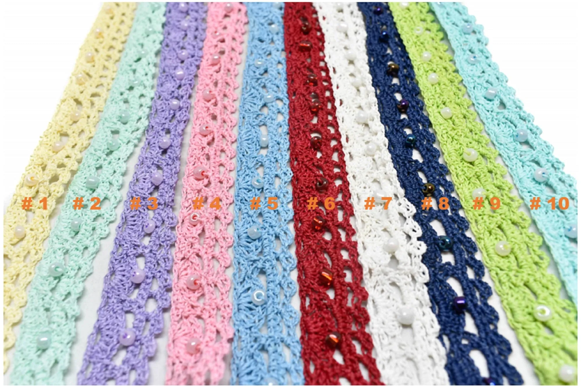 Crochet Beaded Trim