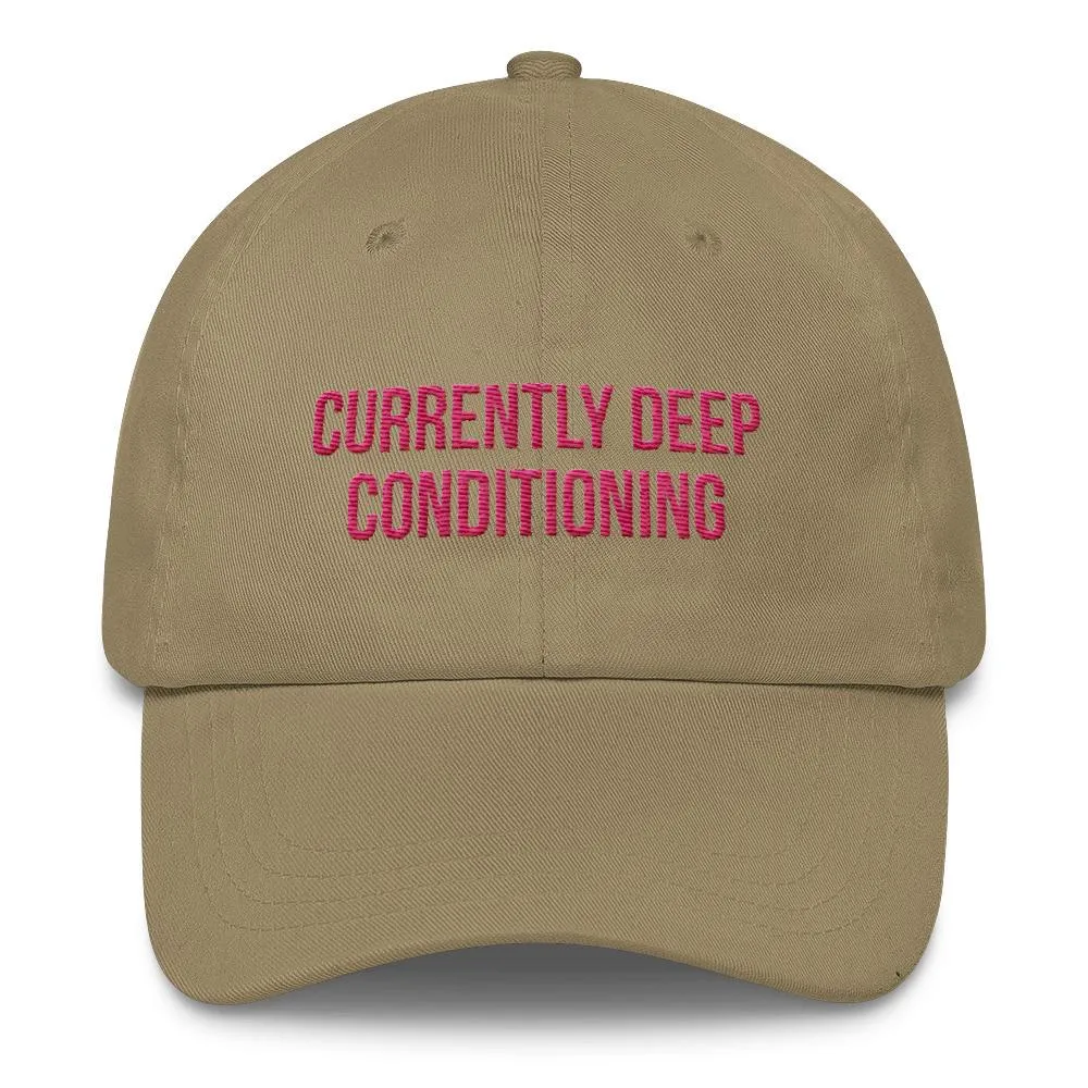 Currently Deep Conditioning - Classic Hat