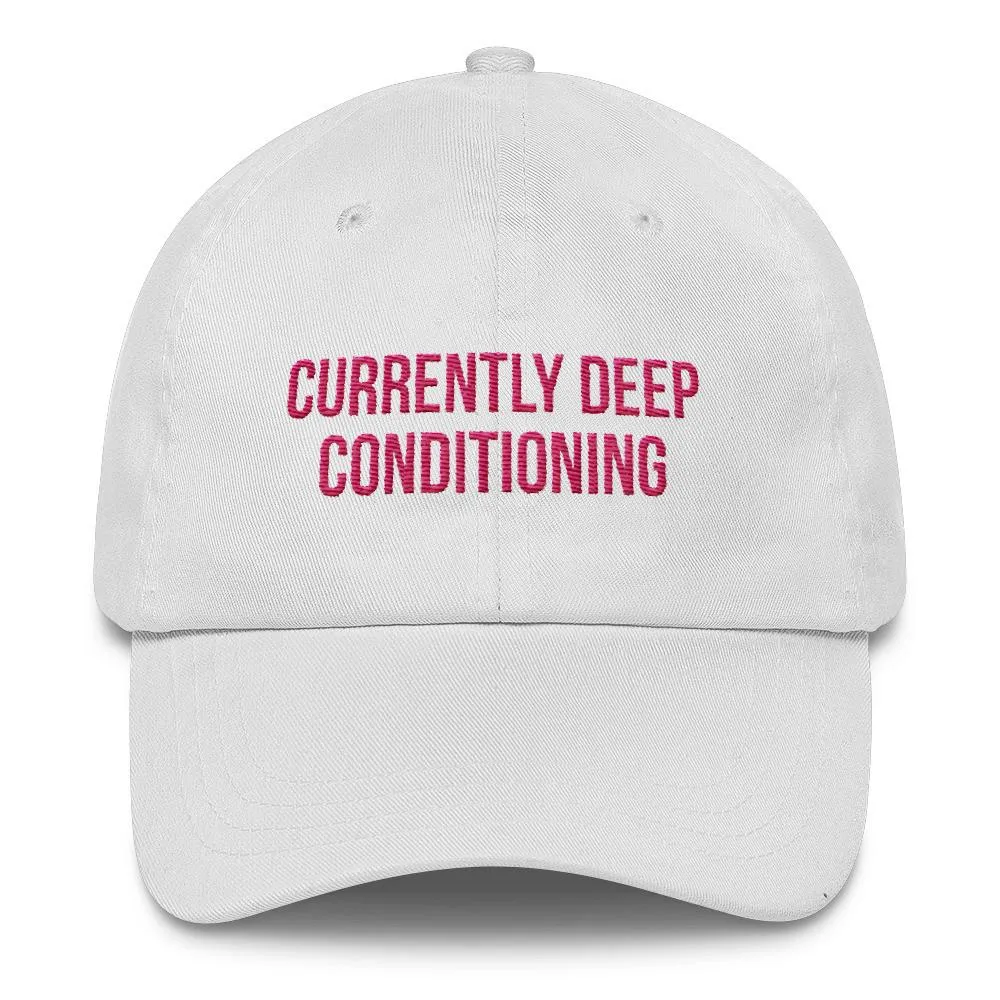 Currently Deep Conditioning - Classic Hat