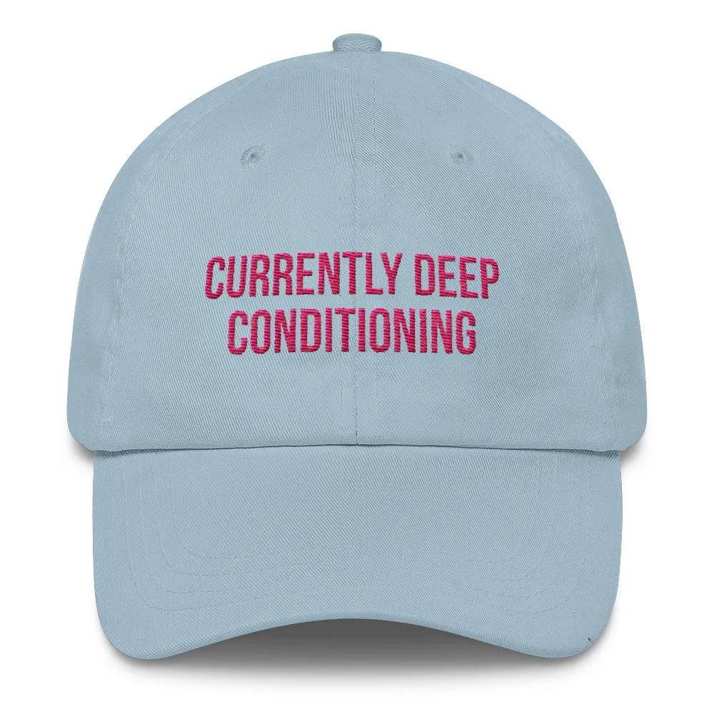 Currently Deep Conditioning - Classic Hat