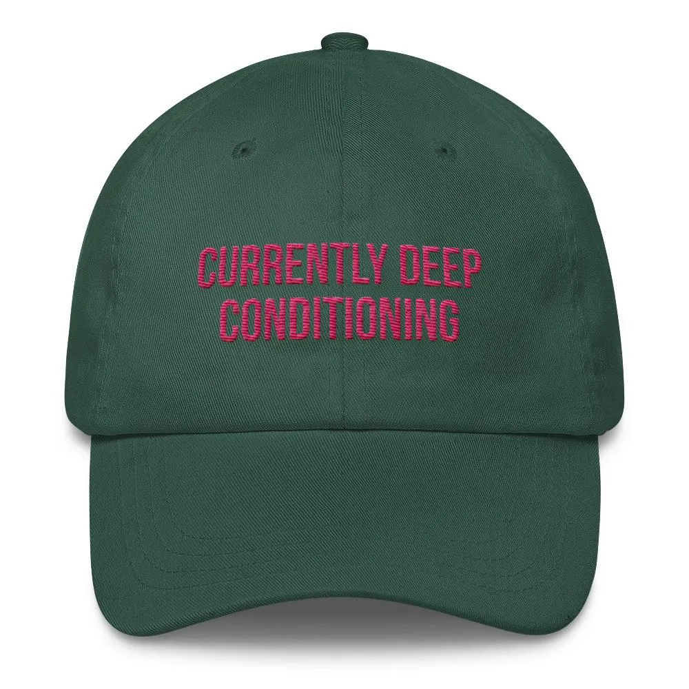 Currently Deep Conditioning - Classic Hat