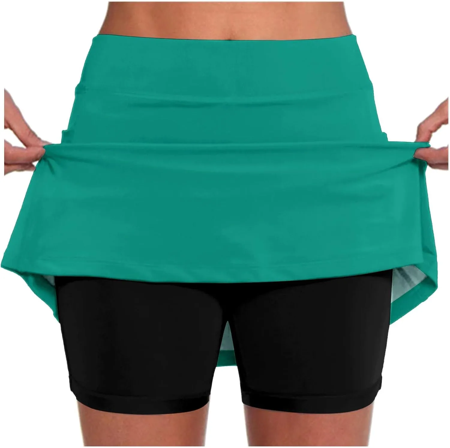 Cute Skirt Athletic High Waisted Workout Running Tennis Golf Skirts Casual Lightweight Built-in Summer Yoga Skorts