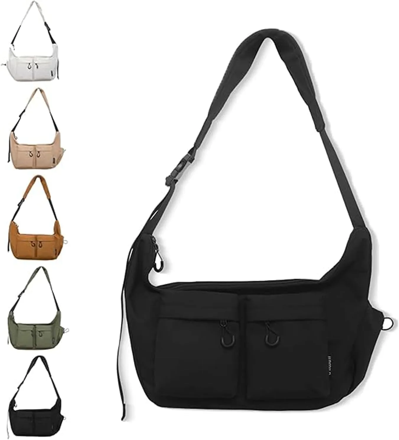 Dallaswind Large Capacity Messenger Canvas Bag, Vintage Canvas Satchel