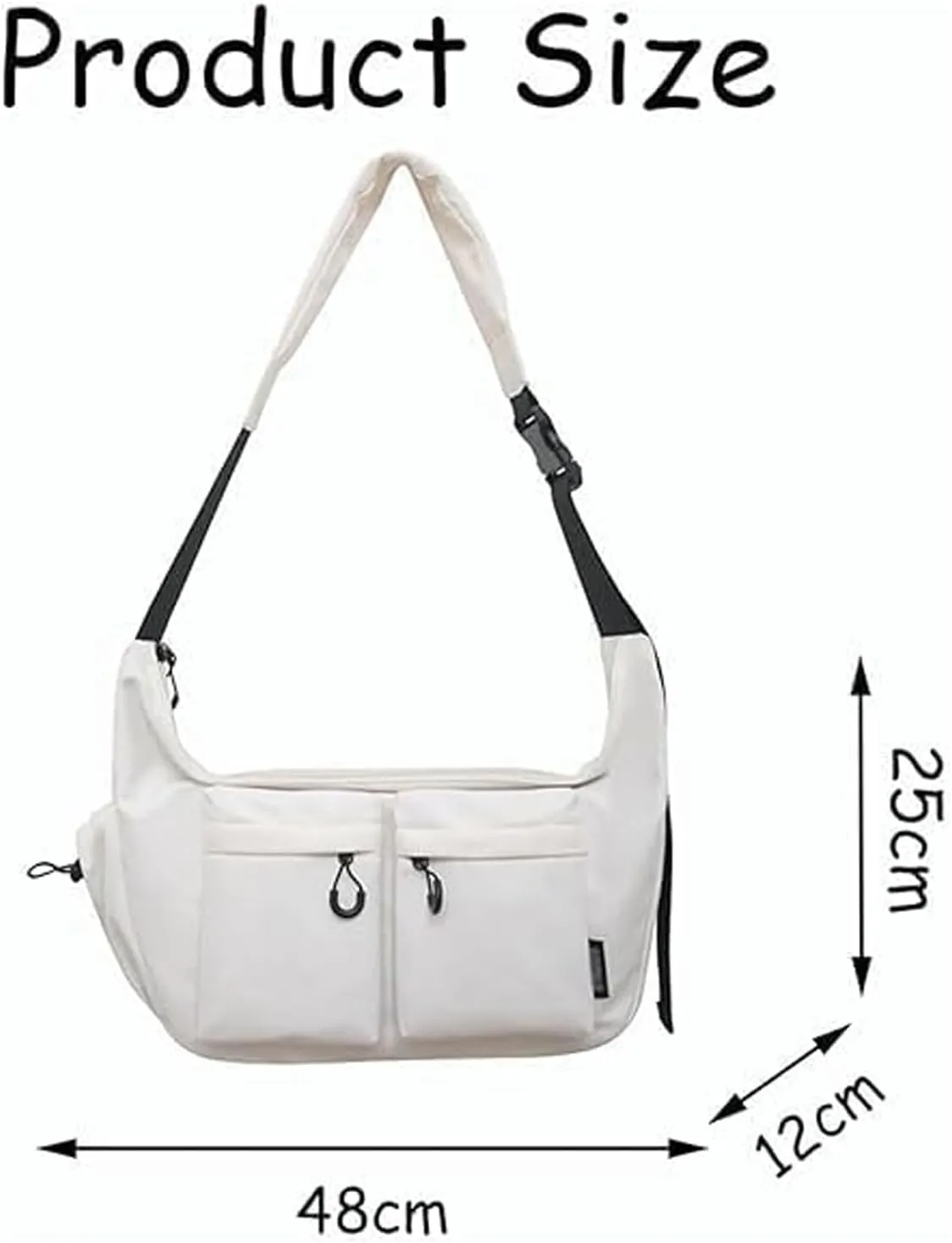Dallaswind Large Capacity Messenger Canvas Bag, Vintage Canvas Satchel