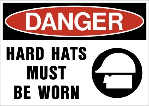 Danger - Head Protection