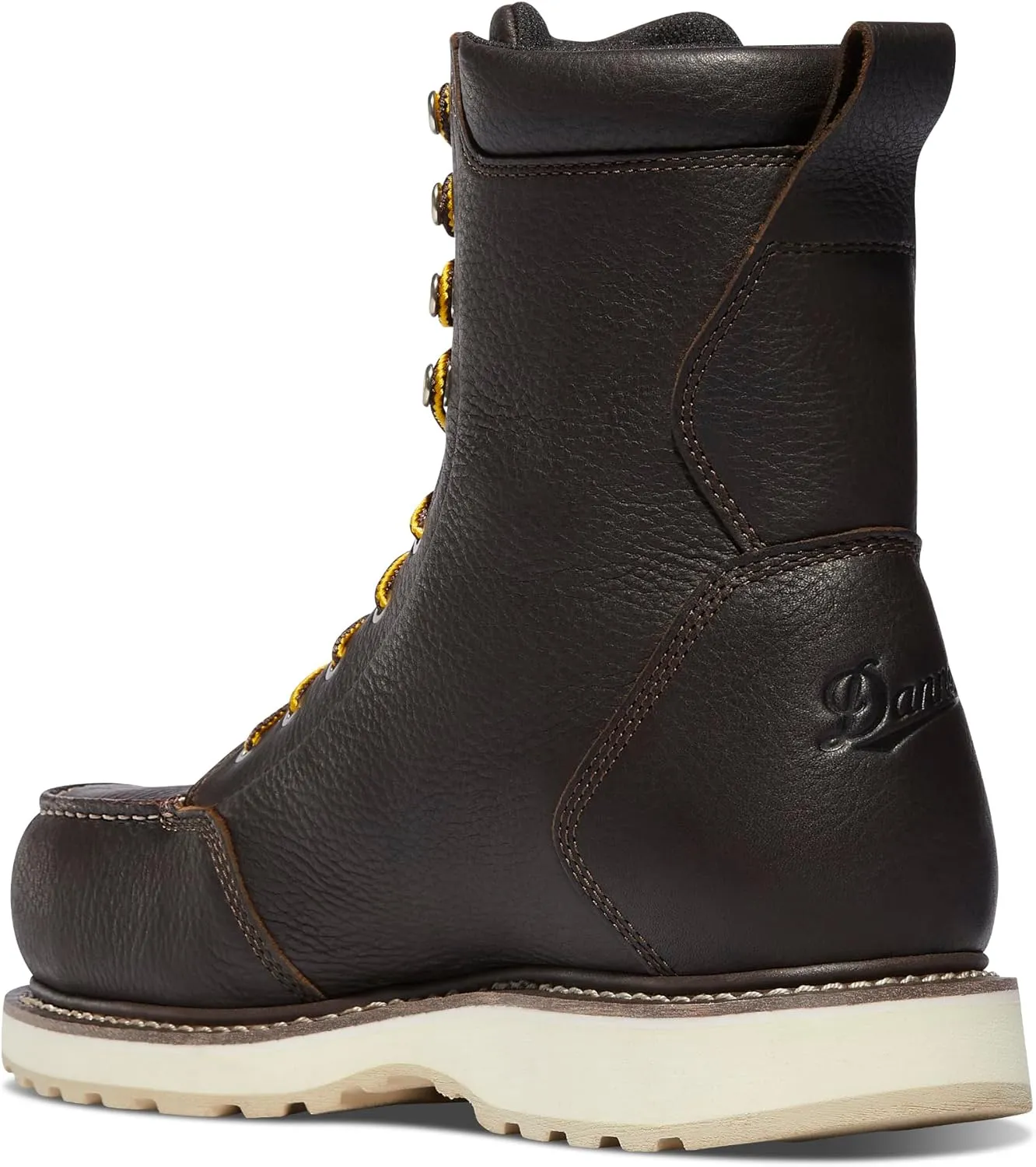 Danner Cedar River 8 Waterproof Aluminum Toe Work Boots for Men - Premium Leather with Breathable Danner Dry & Slip-Resistant Outsole, EH Rated