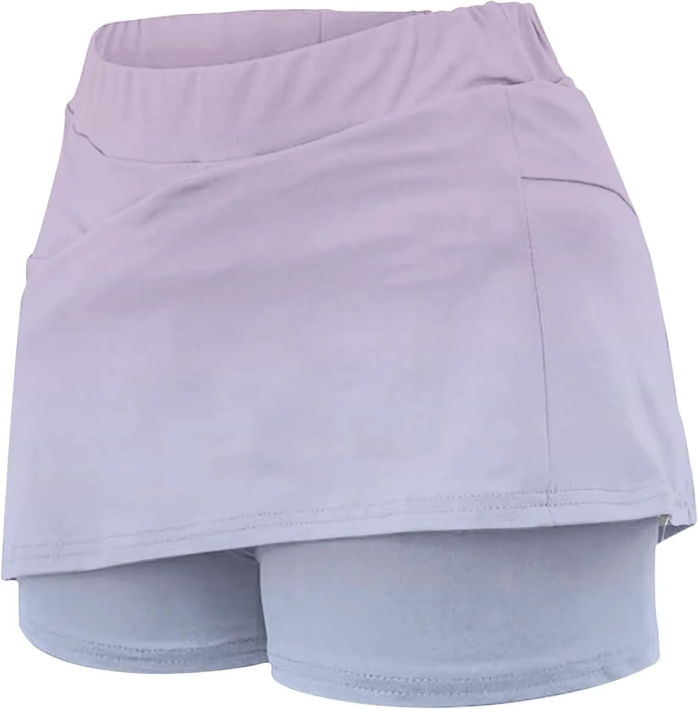 DDAPJ pyju Women's Gradient Athletic Skorts 2025 Trendy Summer High Waist Shorts Plus Size Tennis Skirts with Shorts