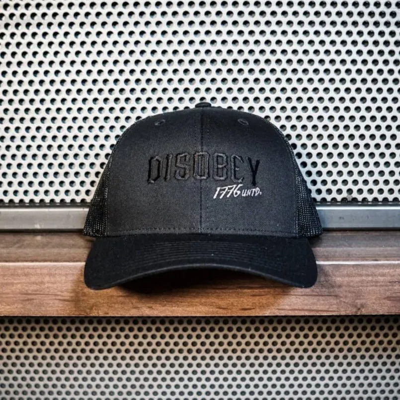 Disobey Hat - Blacked Out (LIMITED)