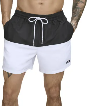 DKNY Men's Lightweight Quick Dry Volley UPF 40  Protection Swim Trunk