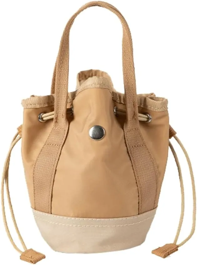 Drawstring Bucket Bag Women 2025 Spring Trendy Nylon Crossbody Bags Mini Purse Satchel Handbags Removeable Strap