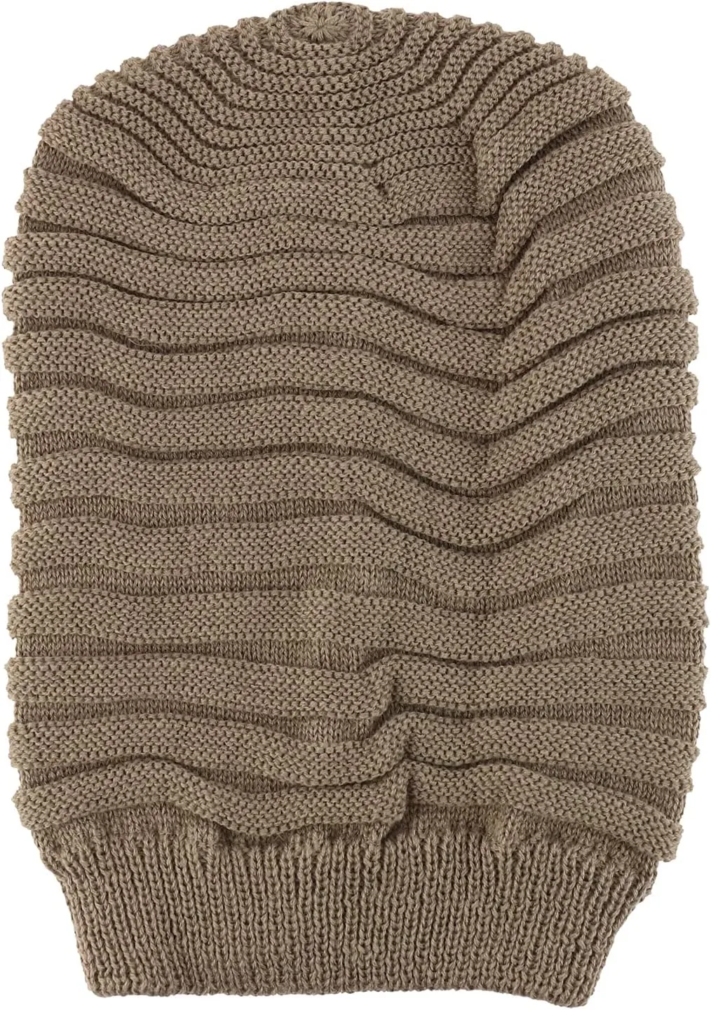 Dreadlock Deep Crown Ribbed Long Knit Rasta Beanie