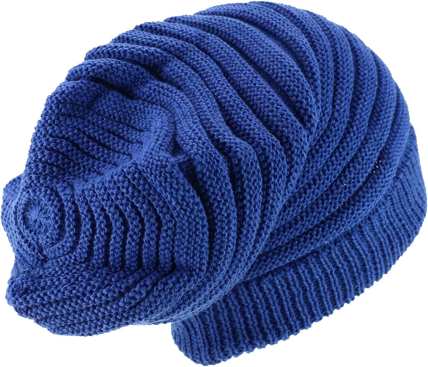 Dreadlock Deep Crown Ribbed Long Knit Rasta Beanie