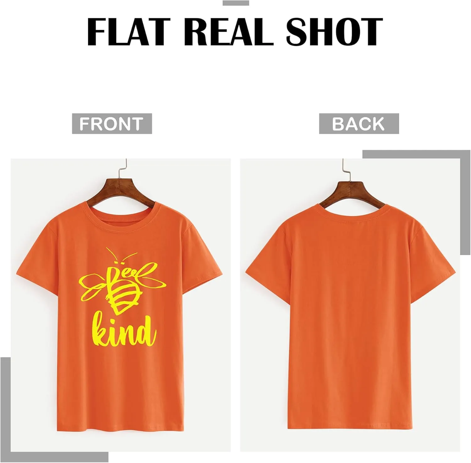 Dresswel Be Kind Tshirt Women Short Sleeve T-Shirt Bee Graphic Tee Long Sleeve Pocket Shirt Casual Tops