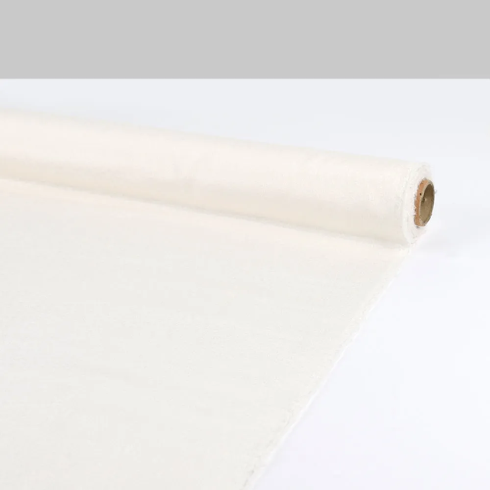 Droplet Cloque Silk - Ivory (remnant)