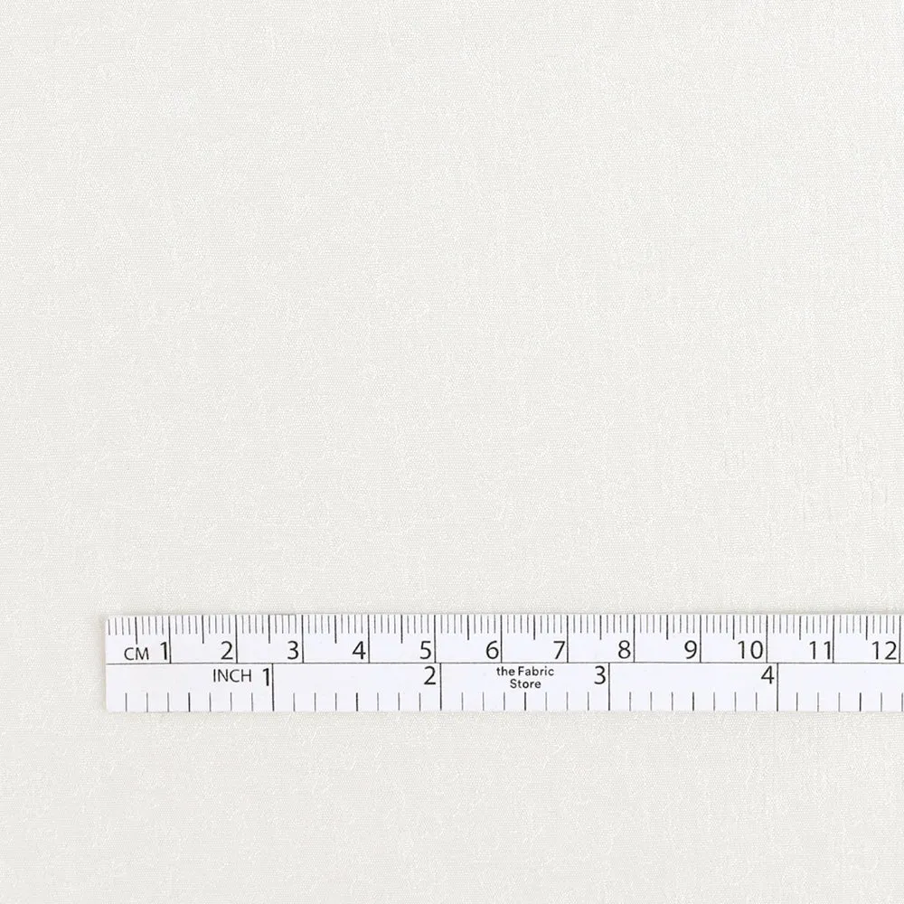 Droplet Cloque Silk - Ivory (remnant)
