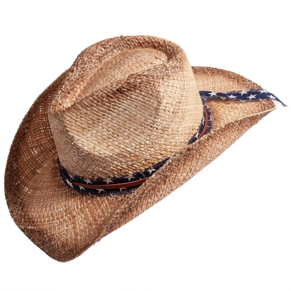 Dusty | Mens Straw Cowboy Sun Hat