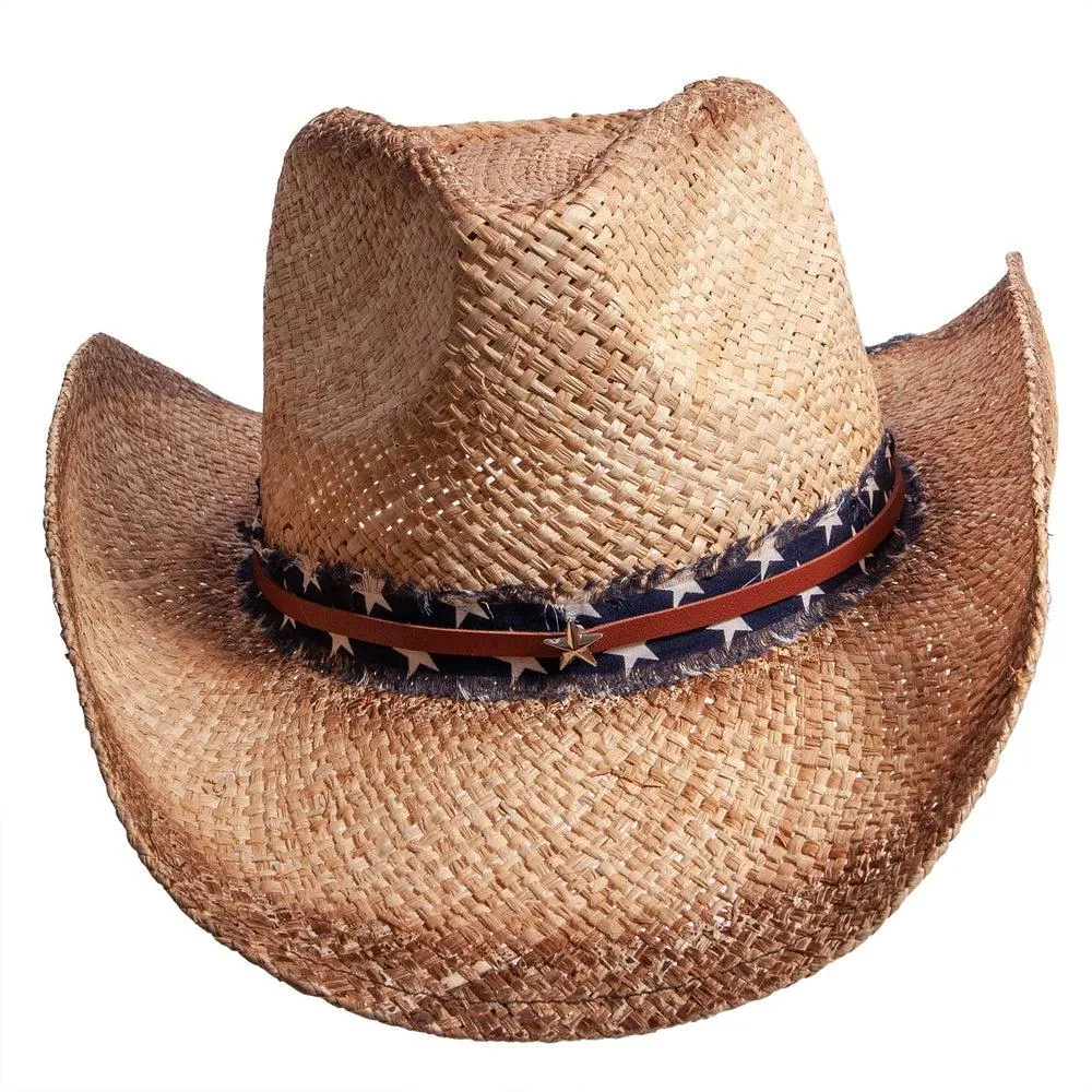 Dusty | Mens Straw Cowboy Sun Hat