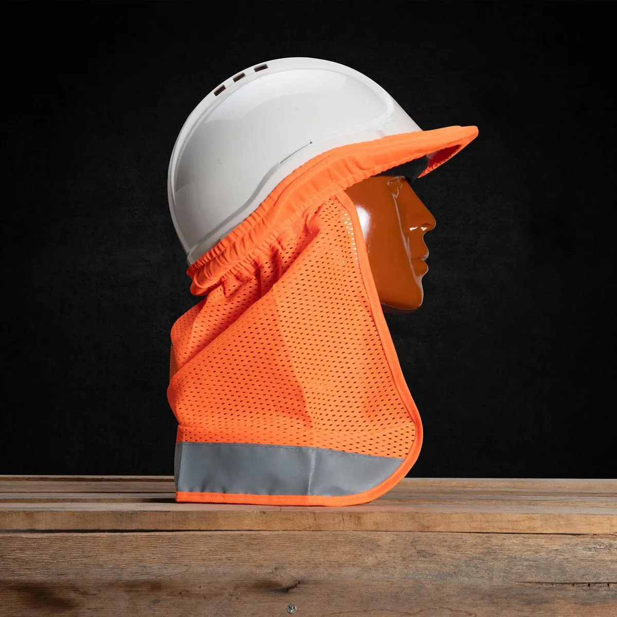 Elastic Hard Hat Flap - HIVIS