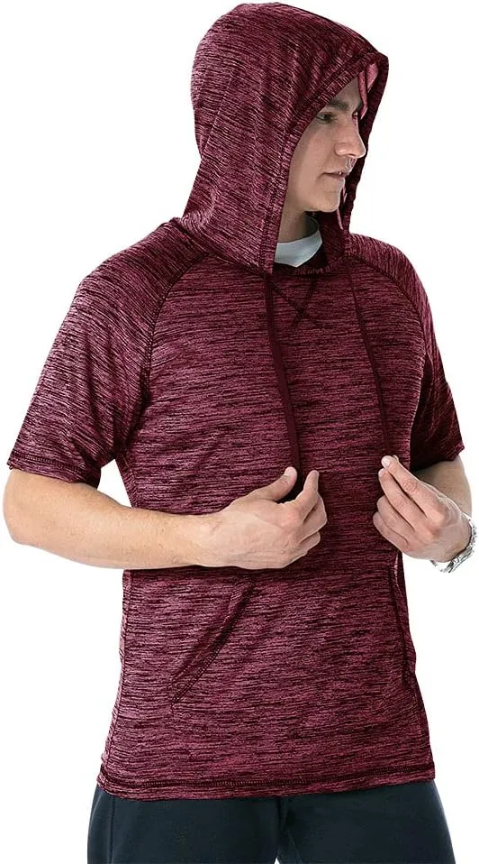 Facitisu Men Athletic Hoodies Workout Shirts Lightweight Sweatshirts Pullover Sport Hoody Fashion Hoodie Shirts