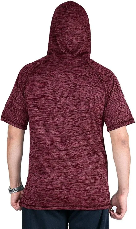 Facitisu Men Athletic Hoodies Workout Shirts Lightweight Sweatshirts Pullover Sport Hoody Fashion Hoodie Shirts