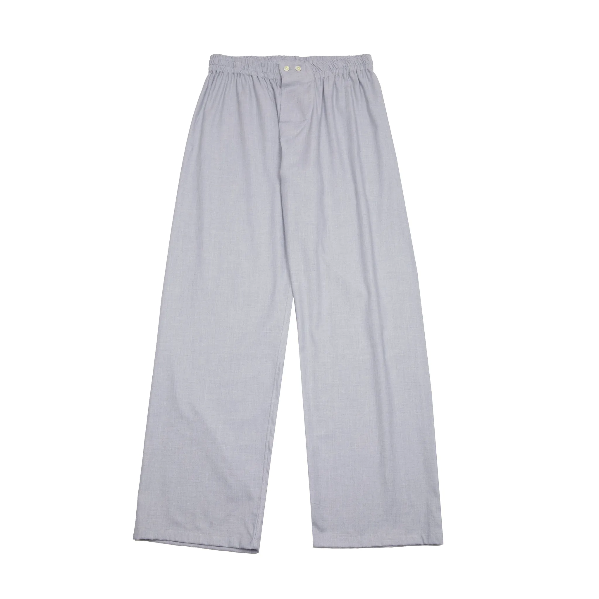 Finamore Cotton Cashmere Pyjamas in Light Blue