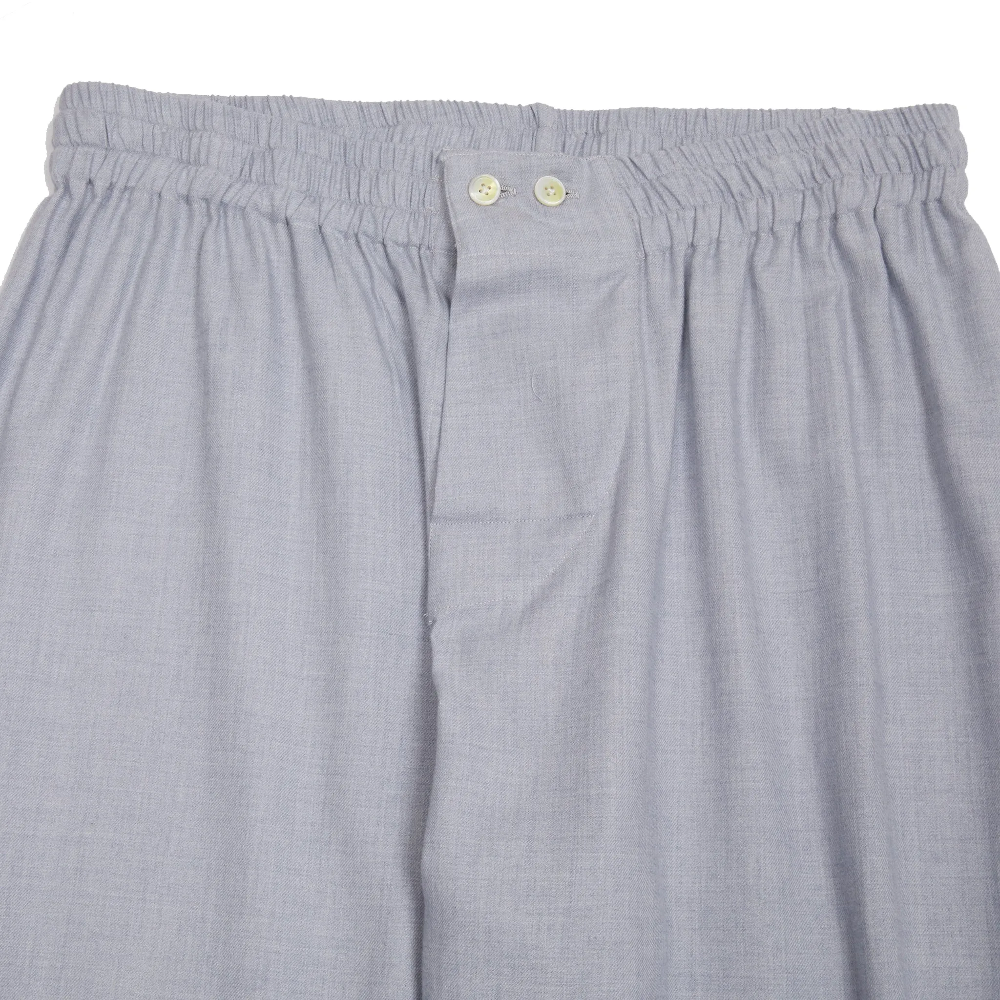 Finamore Cotton Cashmere Pyjamas in Light Blue