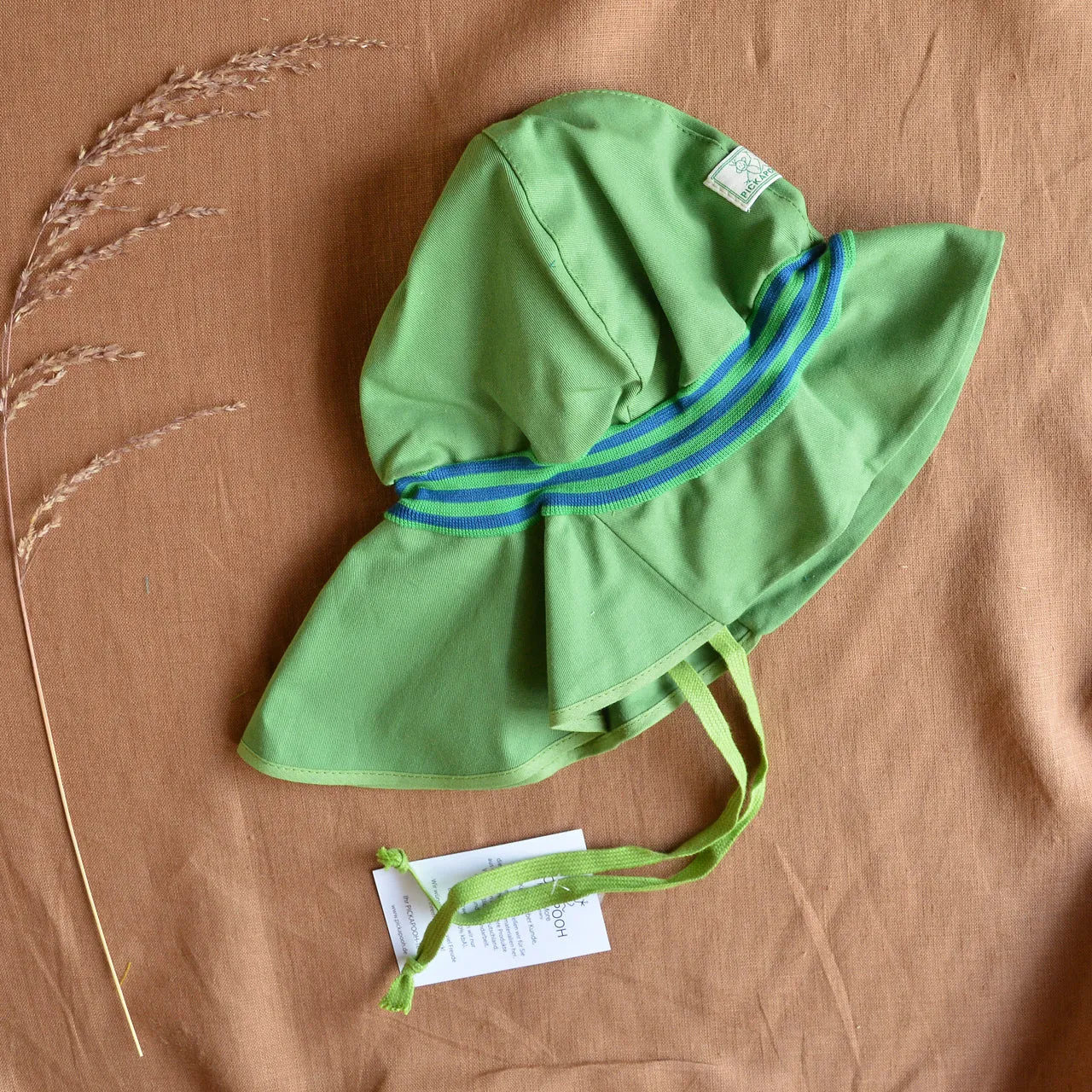 Firefighter UV Sun Hat in 100% Organic Cotton - Stripes (6m-5y) *Last ones