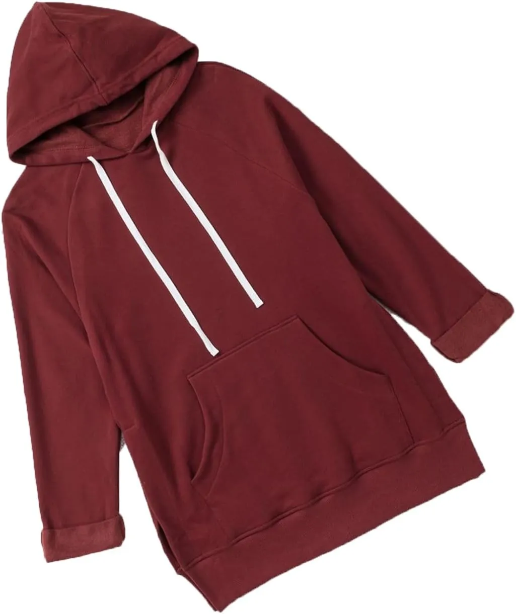 First Ones Hoodie for Women - First Ones Oversized Hoodie Dress Women, Pullover Long Sweatshirt with Pocket