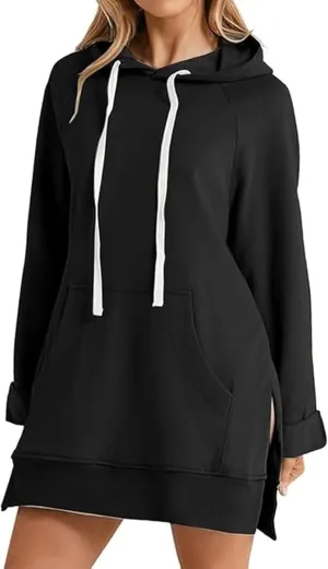 First Ones Hoodie for Women, Oversized Hoodie Hoody Dress Long Sweatshirt, Hoodie Dresses for Women with Pockets