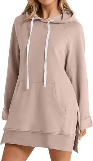 First Ones Hoodie for Women, Oversized Hoodie Hoody Dress Long Sweatshirt, Hoodie Dresses for Women with Pockets