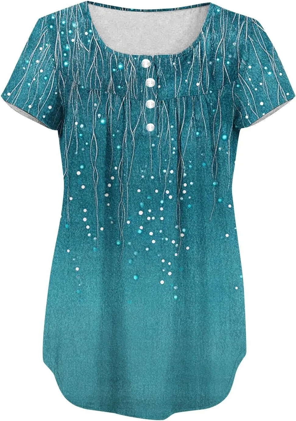 Floral Tops for Women 2025 Short Sleeve Boho Summer Tshirt Dressy Casual Trendy Blouse Ladies Boho Hawaiian Shirts