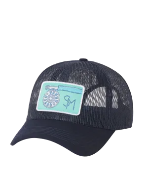 Fly Reel Perf Mesh Hat Navy