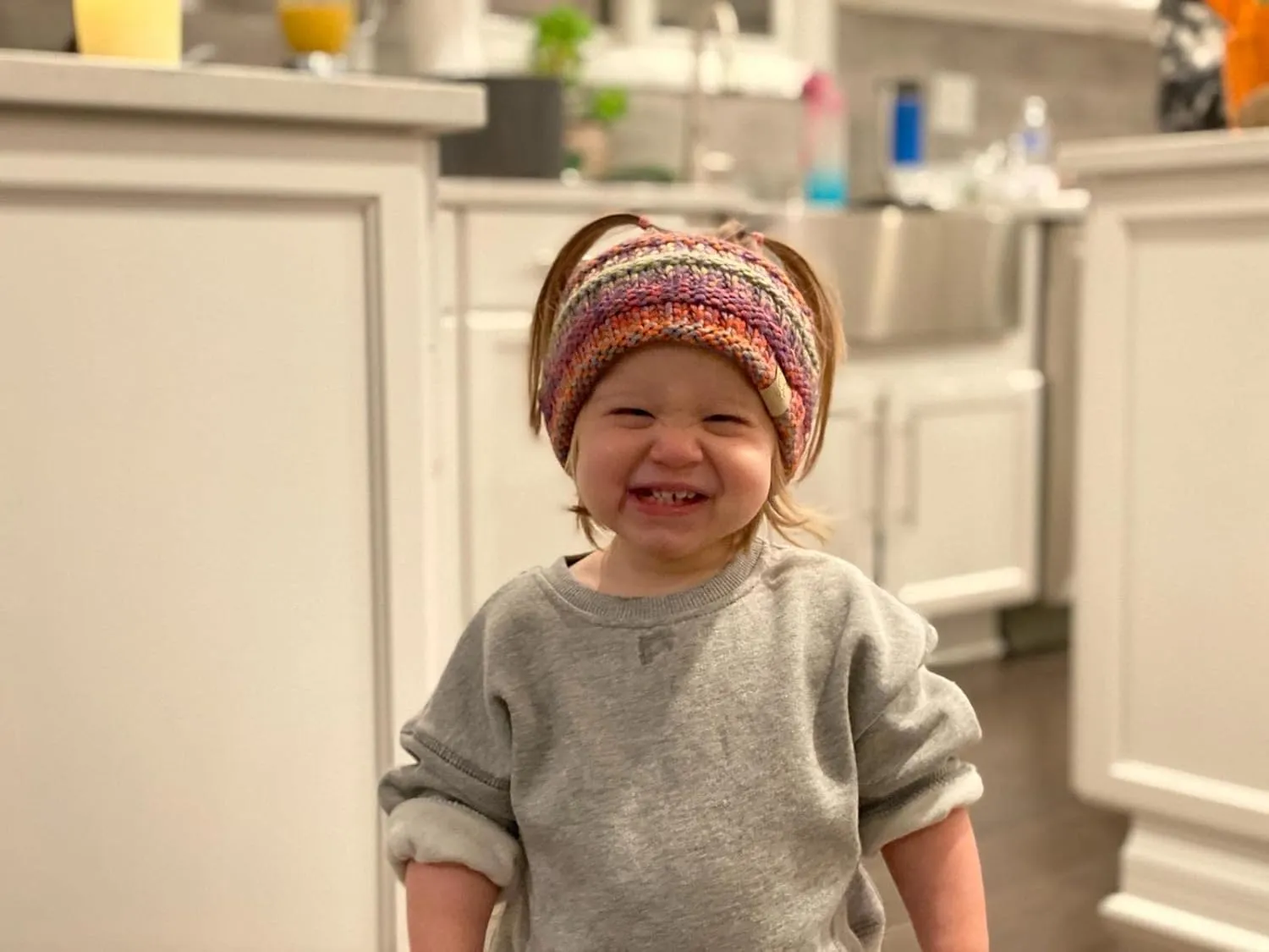 Funky Junque Kids Headwrap Baby Toddler Knit Fuzzy Lined Head Wrap Headband Ear Warmer