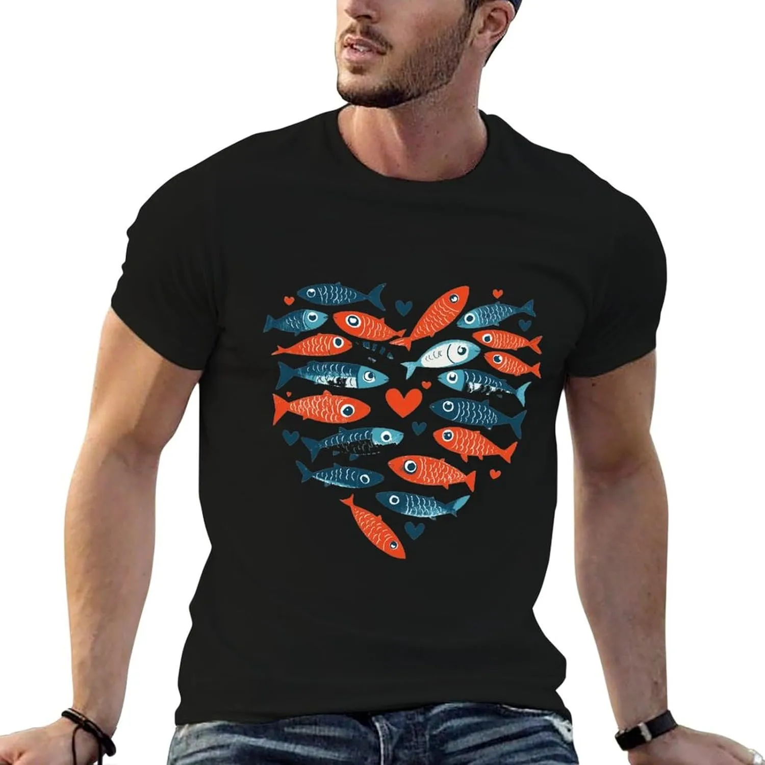 Funny Animal Print Tees Summer 2025 Fashion Shirts for Women Mens 100 Cotton Workout T-Shirt Unisex Couple Tees
