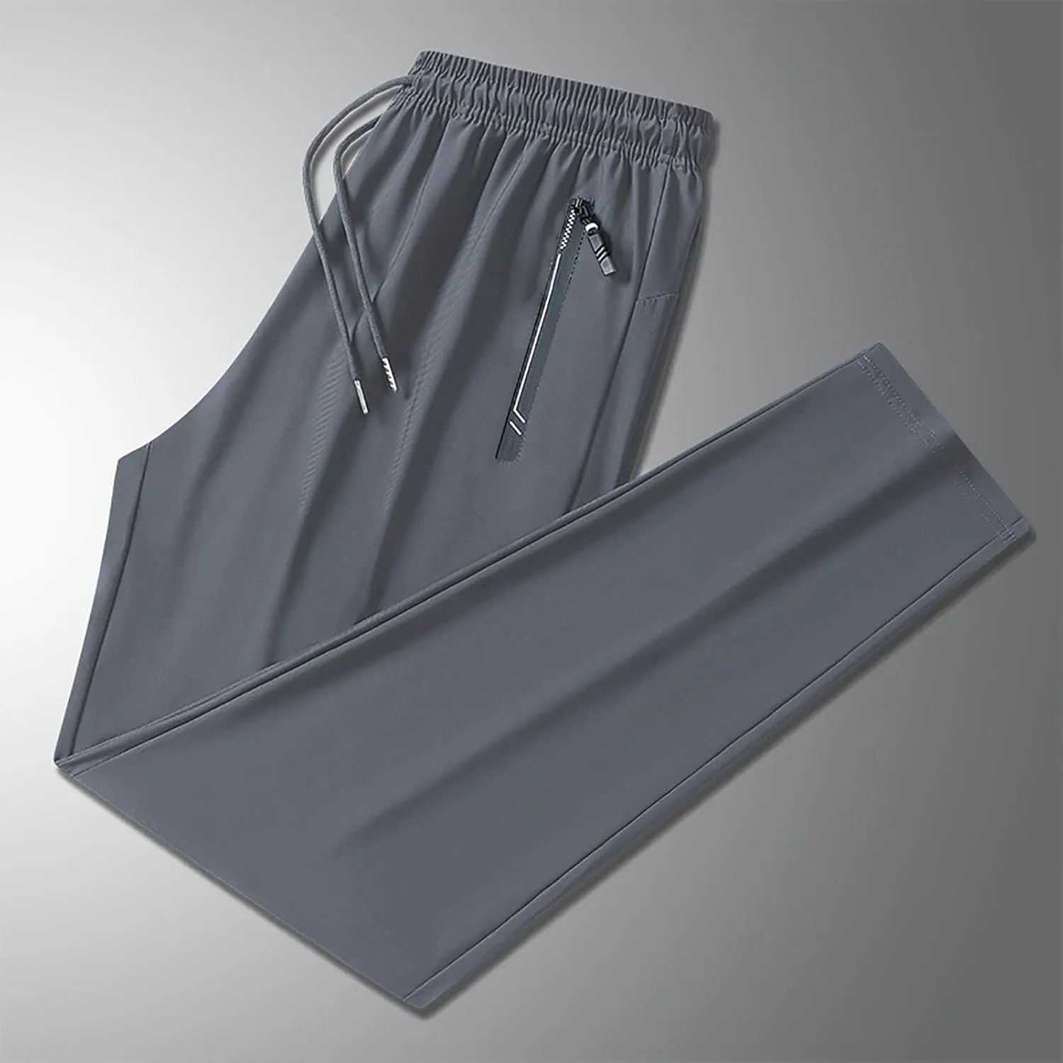 Fxbar Men's Active Lounge Pants Quick Dry Stretchable Casual Pants for Walking Jogging Home Wear Soft Elastic Waistband
