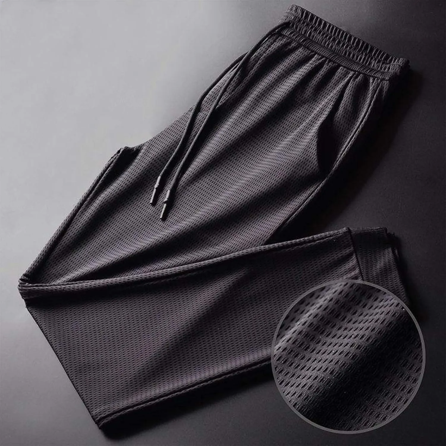 Fxbar Men's Athletic Pants Quick Dry Ultra Stretch Camping Hiking Lounge Soft Lightweight Breathable Sweatpants Pockets