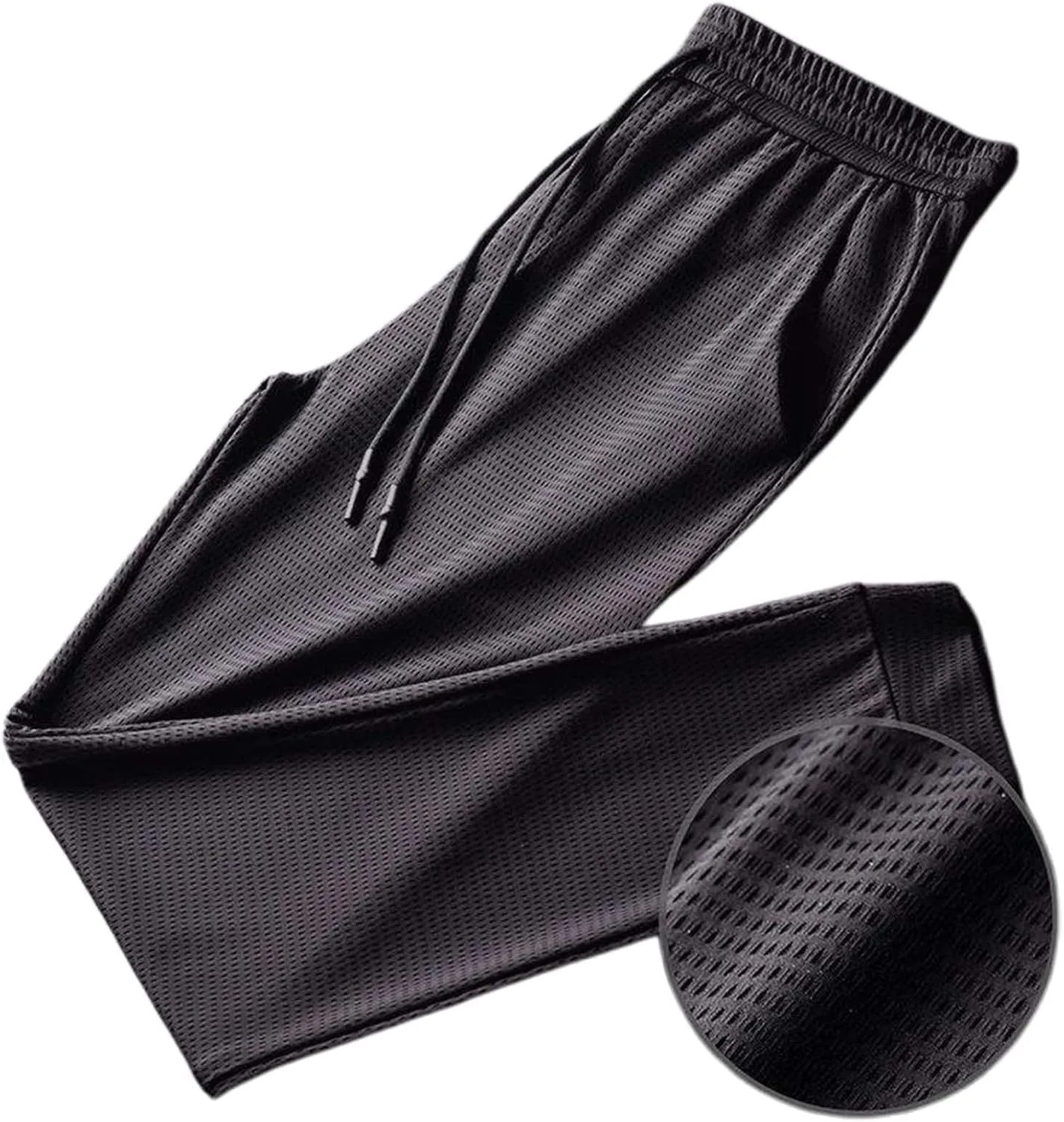 Fxbar Men's Athletic Pants Quick Dry Ultra Stretch Camping Hiking Lounge Soft Lightweight Breathable Sweatpants Pockets