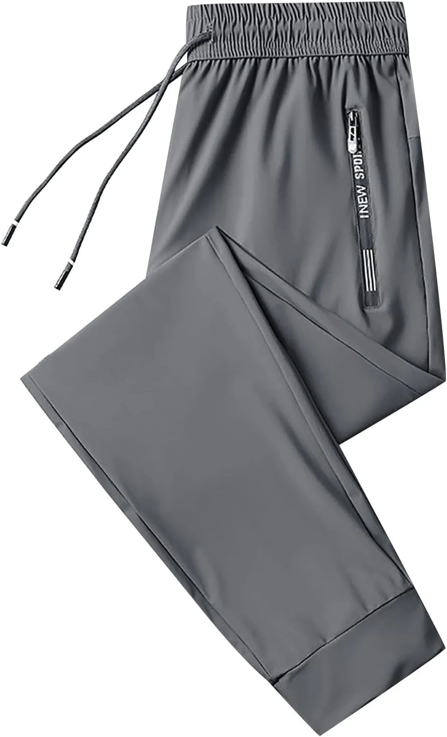 Fxbar Men's Lightweight Quick Dry Pants Elastic Waist Soft Athletic Pants for Outdoor Activities Lounge Walking