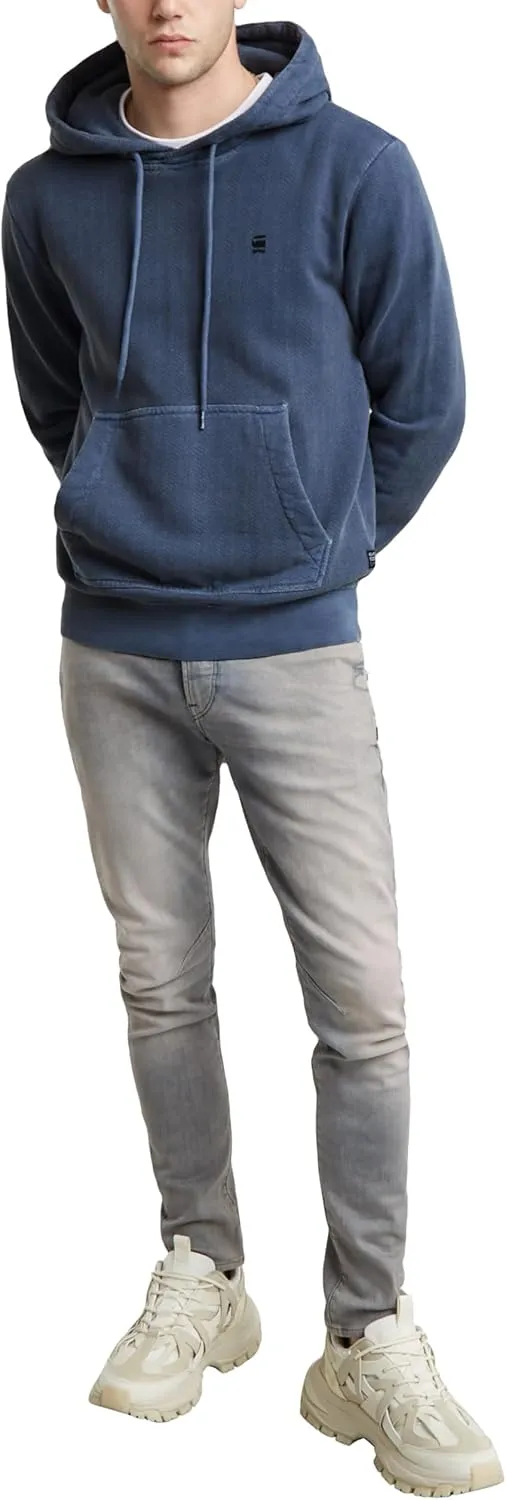 G-STAR RAW Men's 3301 Slim Fit Jean in Hydrite Stretch Denim Blue Aged