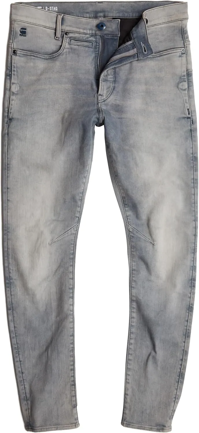 G-STAR RAW Men's 3301 Slim Fit Jean in Hydrite Stretch Denim Blue Aged