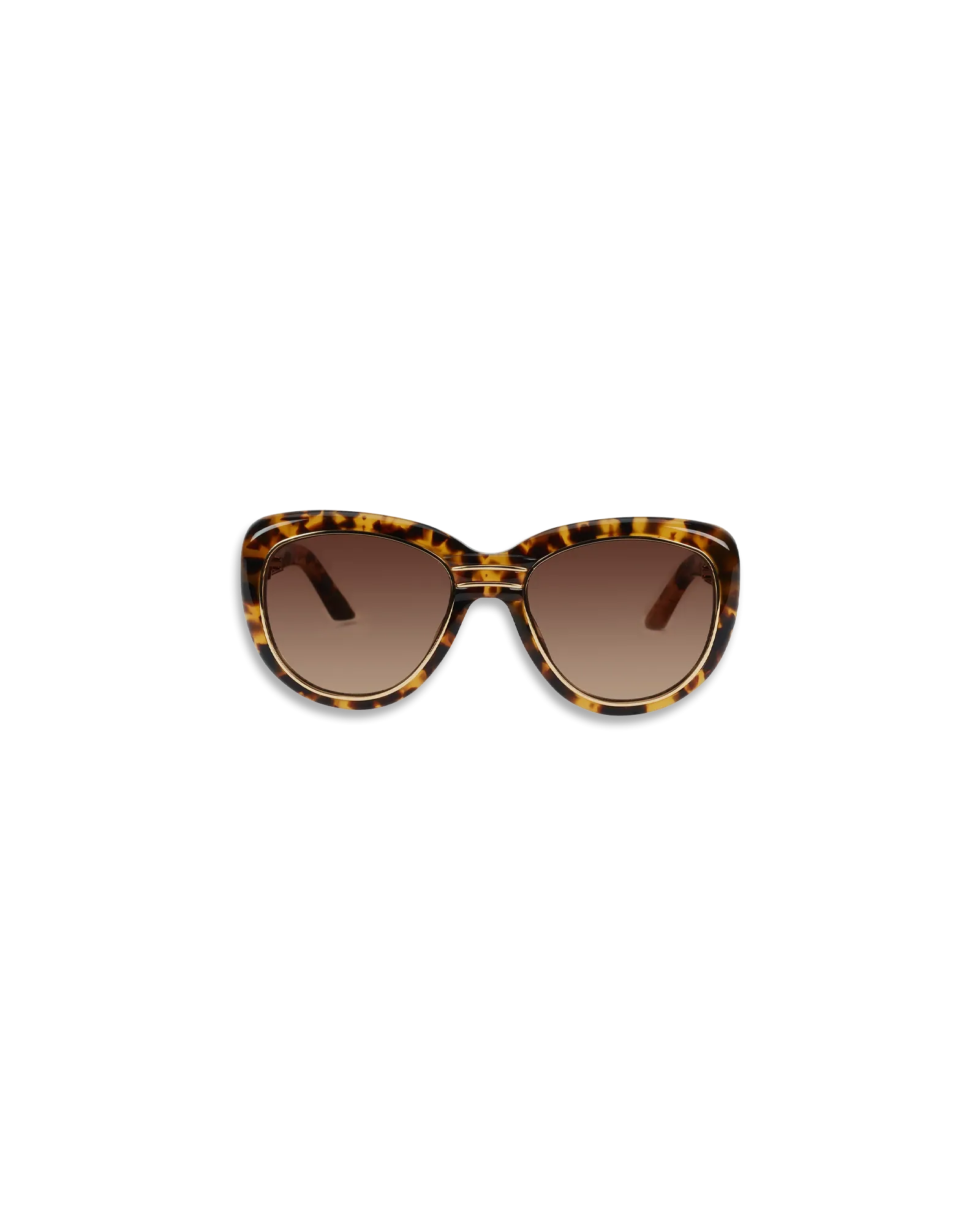 Gold & Brown The Wing Sunglasses
