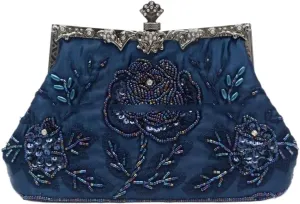Handbags,Retro Style Beaded Embroidery Evening Clutch Bag Clutch Bridal Wedding Party Purse Handbag Women Luxury Bag