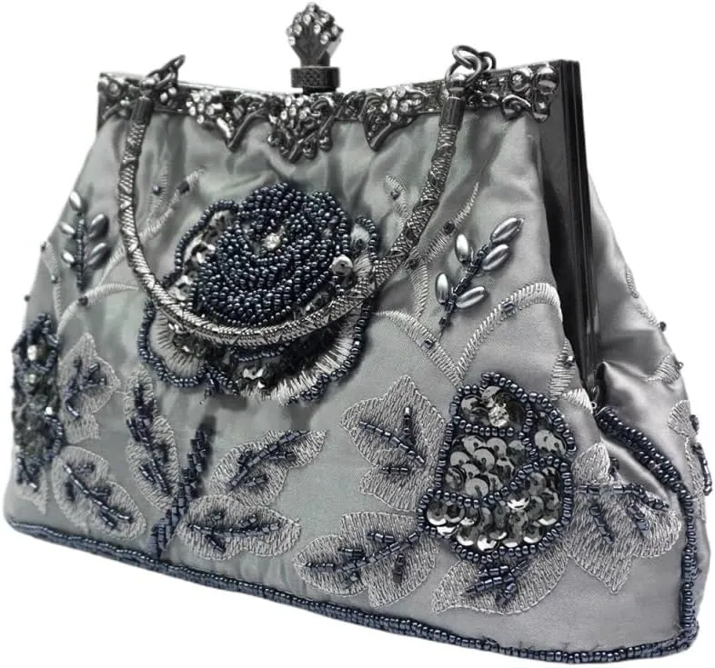 Handbags,Retro Style Beaded Embroidery Evening Clutch Bag Clutch Bridal Wedding Party Purse Handbag Women Luxury Bag