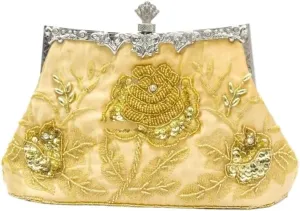 Handbags,Retro Style Beaded Embroidery Evening Clutch Bag Clutch Bridal Wedding Party Purse Handbag Women Luxury Bag