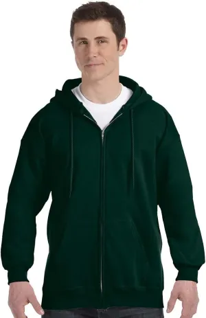 Hanes Men's Ultimate Full-Zip Hoodie, Men's Hooded Fleece Sweatshirt with Zipper
